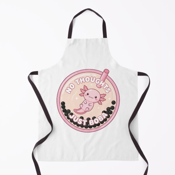 Item preview, Kawaii Axolotl Strawberry Boba Tea No Thoughts designed and sold by Arc2020.