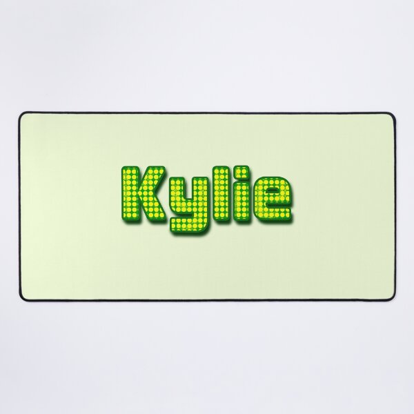 Item preview, Kylie Name Design with Green and Yellow Polka Dot Letters designed and sold by SweetLilith.