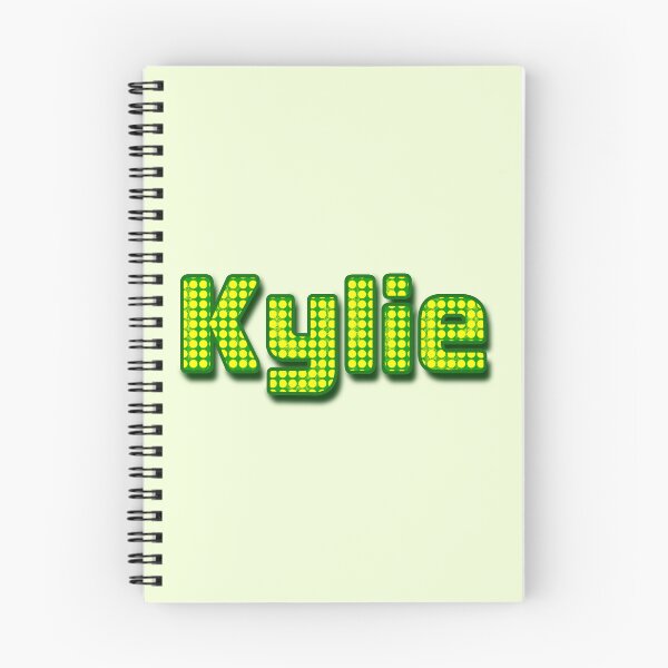 Item preview, Kylie Name Design with Green and Yellow Polka Dot Letters designed and sold by SweetLilith.