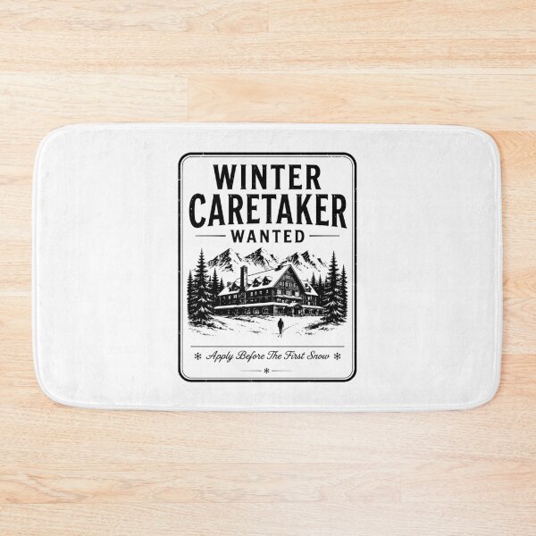 Item preview, Vintage Winter Caretaker Mountain Lodge Retro Horror Scary designed and sold by w1ckerman.