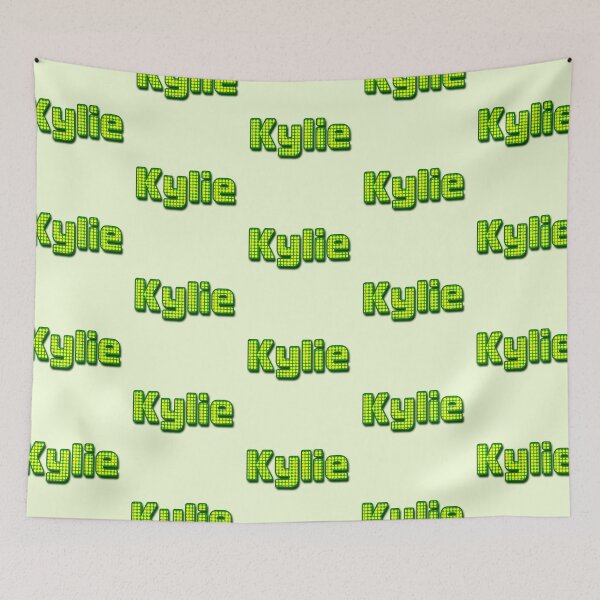 Item preview, Kylie Name Design with Green and Yellow Polka Dot Letters designed and sold by SweetLilith.