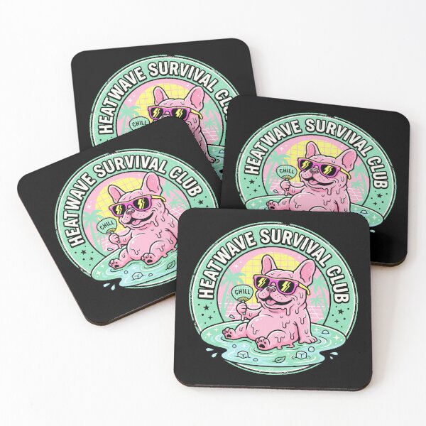 Item preview, Sarcastic French Bulldog Summer Heatwave Survival Club designed and sold by Oommen Studio .
