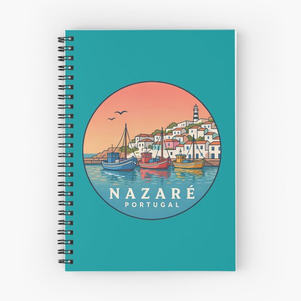 Item preview, Nazaré Portugal: Colorful Hilltop Coast & Fishing Boats designed and sold by CircinusStore.