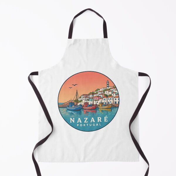 Item preview, Nazaré Portugal: Colorful Hilltop Coast & Fishing Boats designed and sold by CircinusStore.