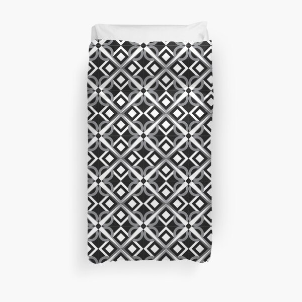 Symmetry in Geometric Patterns Duvet Cover