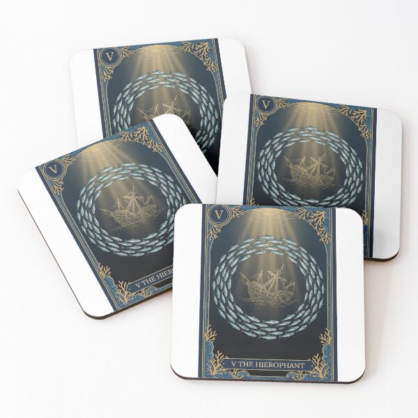 Artikelvorschau, Tarotkarte „Schiffbruch Hierophant“ entworfen und verkauft von SMARTKIT DESIGNAGENCY.