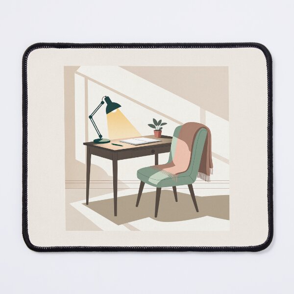 Item preview, Cozy Study Desk Plant Books designed and sold by TrendMorphic.