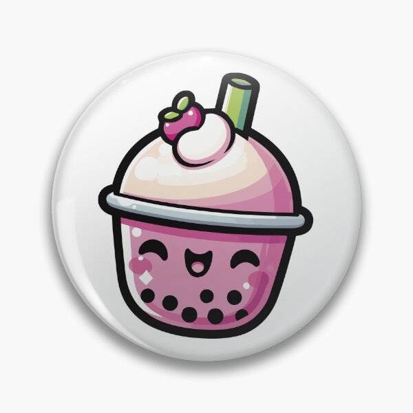 Item preview, Cute Kawaii Boba milk Tea - 2 designed and sold by Karma Design.