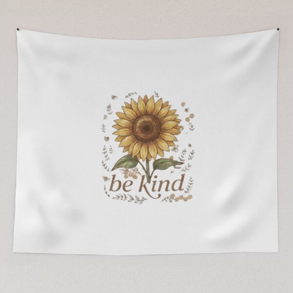 Item preview, Be kind (sunflower) designed and sold by Red Canvas.