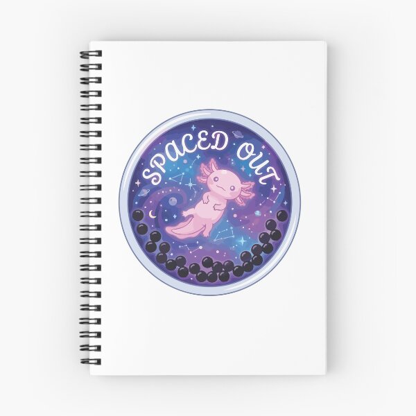 Item preview, Galaxy Axolotl Cosmic Bubble Tea Spaced Out designed and sold by Arc2020.
