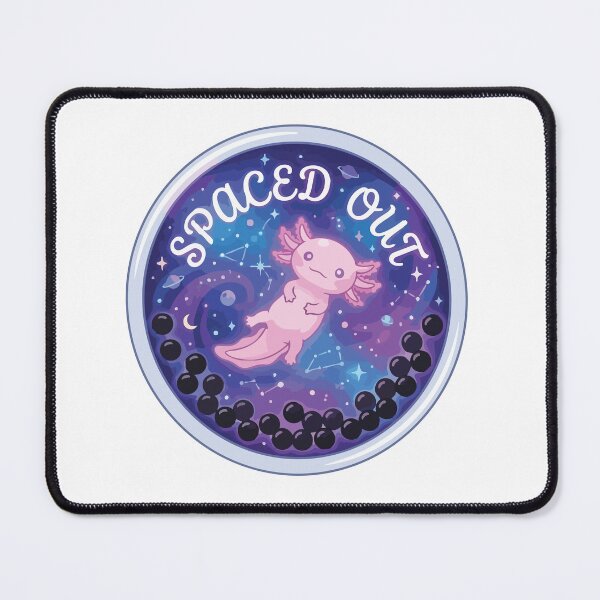 Item preview, Galaxy Axolotl Cosmic Bubble Tea Spaced Out designed and sold by Arc2020.
