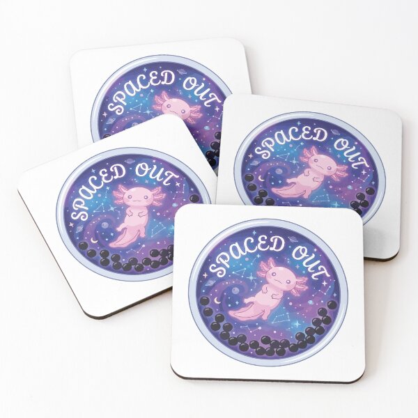 Item preview, Galaxy Axolotl Cosmic Bubble Tea Spaced Out designed and sold by Arc2020.