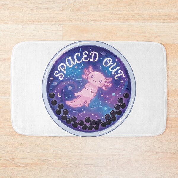 Item preview, Galaxy Axolotl Cosmic Bubble Tea Spaced Out designed and sold by Arc2020.