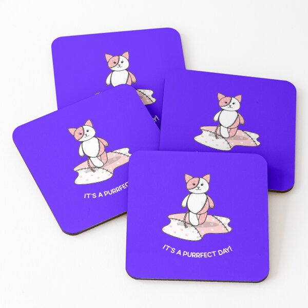 Item preview, It's A Purrfect Day - Cute Patchwork Plush Cat Graphic designed and sold by GenZFashion000.