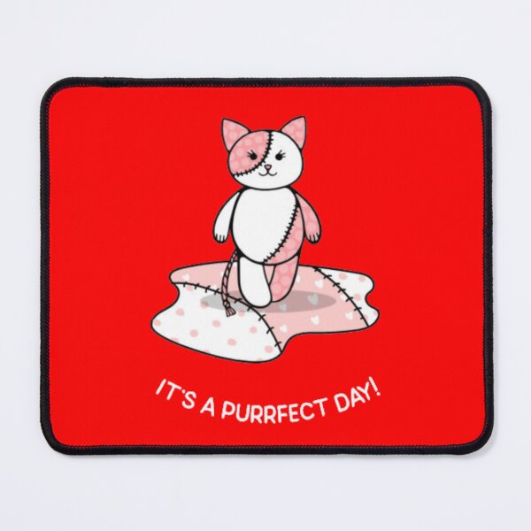 Item preview, It's A Purrfect Day - Cute Patchwork Plush Cat Graphic designed and sold by GenZFashion000.