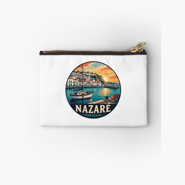 Item preview, Nazaré Portugal: Fishing Dock & Lighthouse Sunset designed and sold by CircinusStore.
