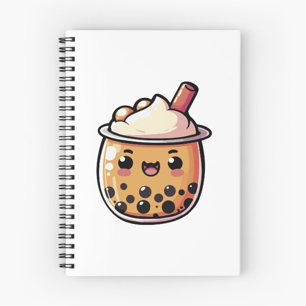 Item preview, Cute Kawaii Boba milk Tea - 1 designed and sold by Karma Design.