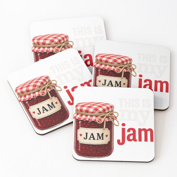 Item preview, This Is My Jam | Funny Jam Lover Pun | Rustic Food Design designed and sold by CJLindy.