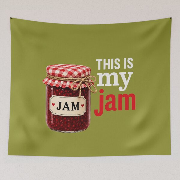 Item preview, This Is My Jam | Funny Jam Lover Pun | Rustic Food Design designed and sold by CJLindy.