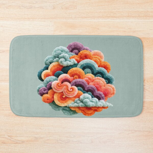 Item preview, Abstract Layered Waves | Colorful Modern Texture Art designed and sold by MythicMood.