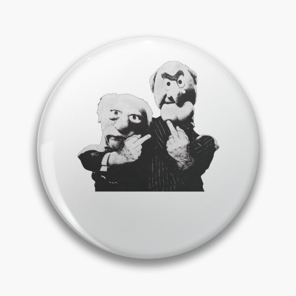 Item preview, Grumpy Puppet Duo Giving The Finger Art designed and sold by viekneehgamb.