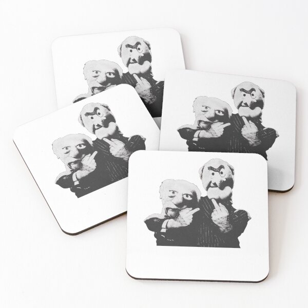 Item preview, Grumpy Puppet Duo Giving The Finger Art designed and sold by viekneehgamb.