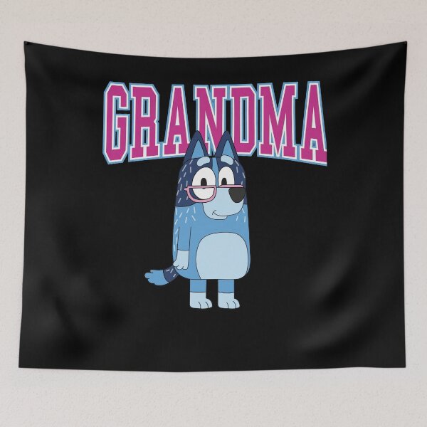 Item preview, Grandma Blue Dog Cartoon designed and sold by TijanaARTSt88.