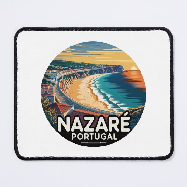 Item preview, Nazaré Portugal: Golden Sunset Beach & Cliffs designed and sold by CircinusStore.