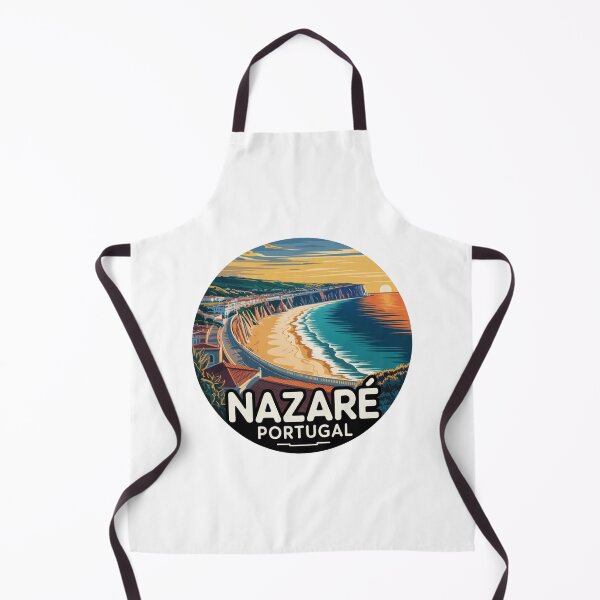 Item preview, Nazaré Portugal: Golden Sunset Beach & Cliffs designed and sold by CircinusStore.