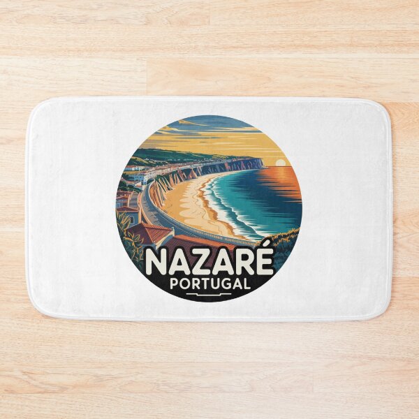 Item preview, Nazaré Portugal: Golden Sunset Beach & Cliffs designed and sold by CircinusStore.