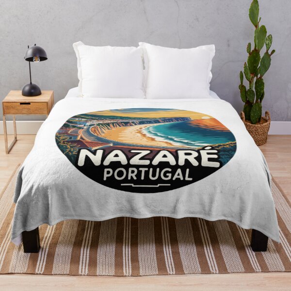 Item preview, Nazaré Portugal: Golden Sunset Beach & Cliffs designed and sold by CircinusStore.