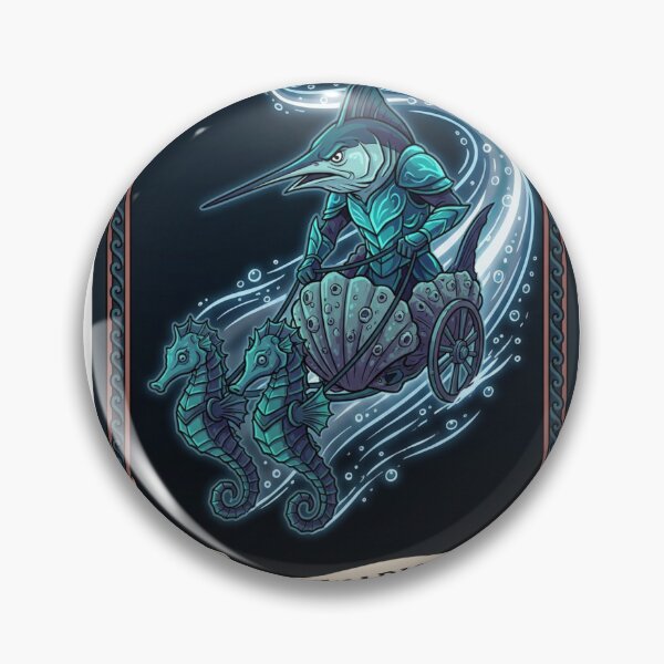 Item preview, Swordfish Chariot Tarot Card Ocean Art designed and sold by SMARTKIT  DESIGNAGENCY.
