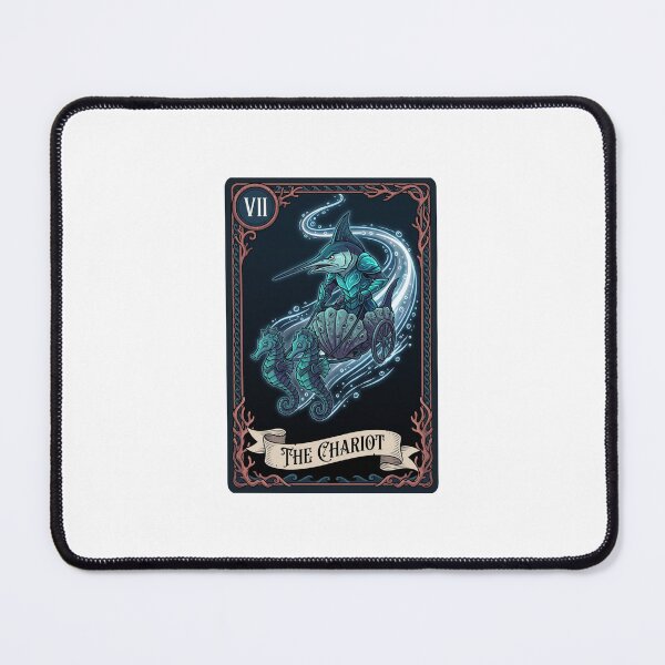 Item preview, Swordfish Chariot Tarot Card Ocean Art designed and sold by SMARTKIT DESIGNAGENCY.