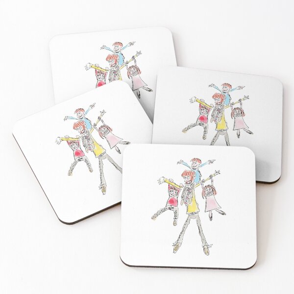 Item preview, Happy dad with his kids designed and sold by Inky Fingers Illustrations.