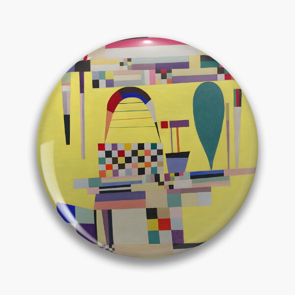 Item preview, Yellow Painting by Wassily Kandinsky designed and sold by Erlin Rudho.