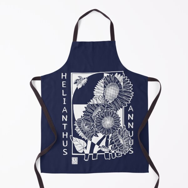 Item preview, Helianthus Annuus White Print designed and sold by Noem-Prints.