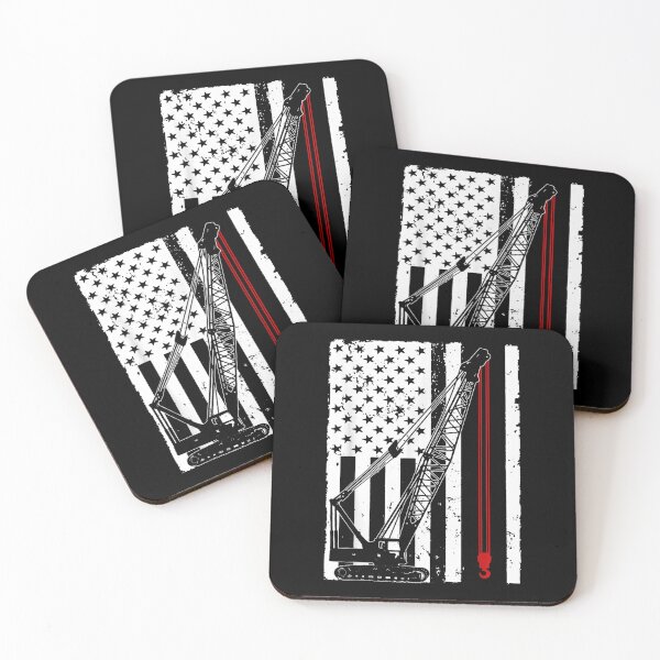 Item preview, Crane Operator American Flag designed and sold by goombi-creative.