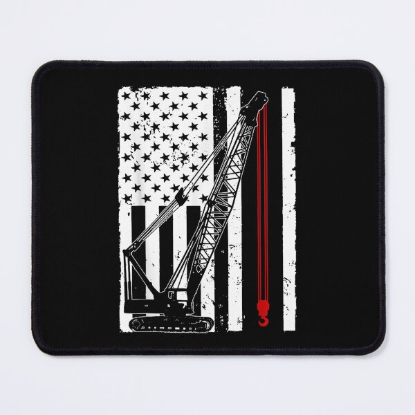 Item preview, Crane Operator American Flag designed and sold by goombi-creative.
