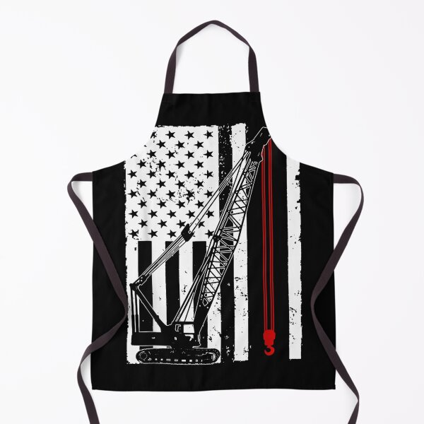 Item preview, Crane Operator American Flag designed and sold by goombi-creative.