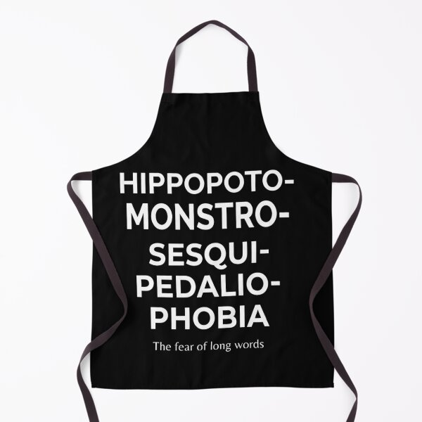 Item preview, The Fear Of Long Words Funny Smart Humor designed and sold by BrokenLabel.