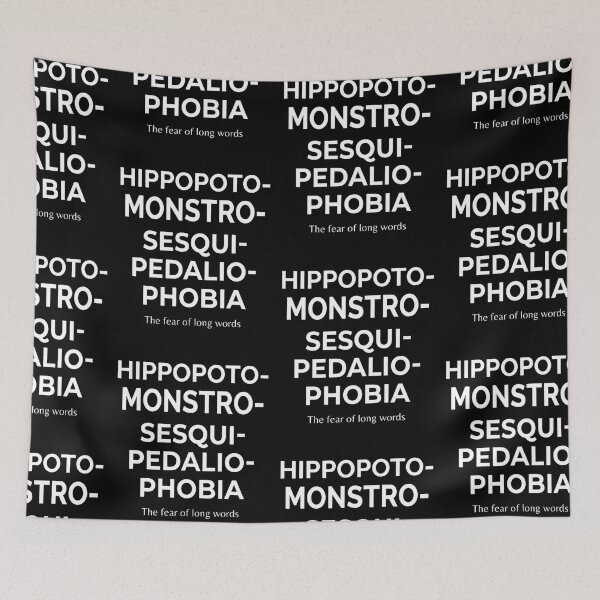 Item preview, The Fear Of Long Words Funny Smart Humor designed and sold by BrokenLabel.