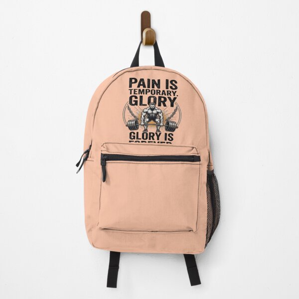 Item preview, Pain Is Temporary Glory Is Forever | Bodybuilding & Gym Motivation designed and sold by LUKOWEAR.