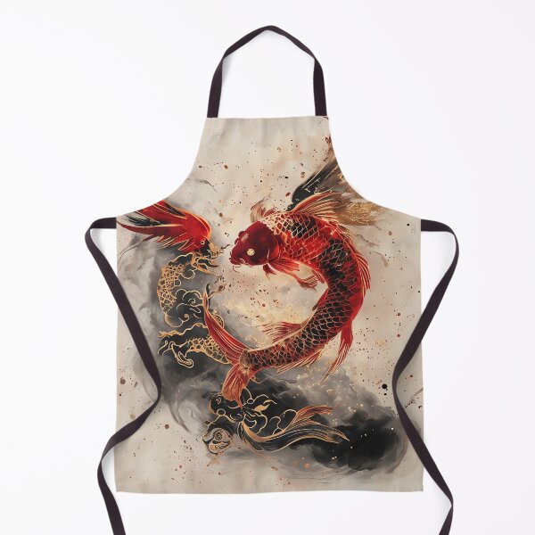 Item preview, Ascension of the Golden Feathered Koi designed and sold by ONYX Pixee.