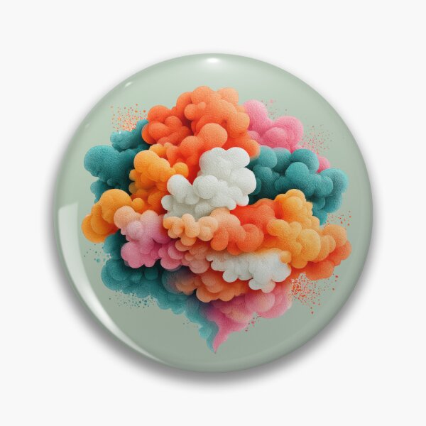 Item preview, Abstract Cloud Burst | Vibrant Color Explosion designed and sold by MythicMood.