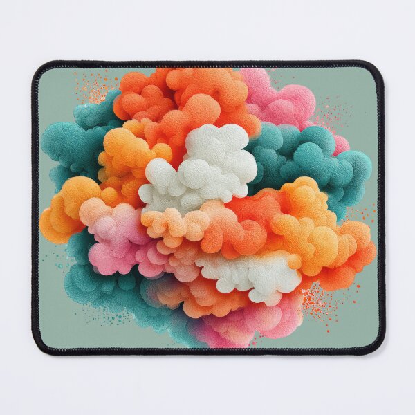 Item preview, Abstract Cloud Burst | Vibrant Color Explosion designed and sold by MythicMood.