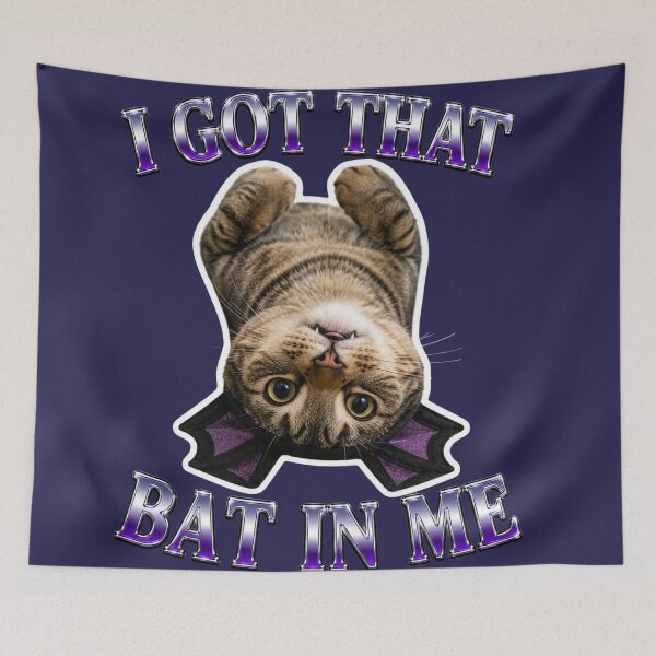Item preview, I Got That Bat In Me Cat designed and sold by BoringClothes .