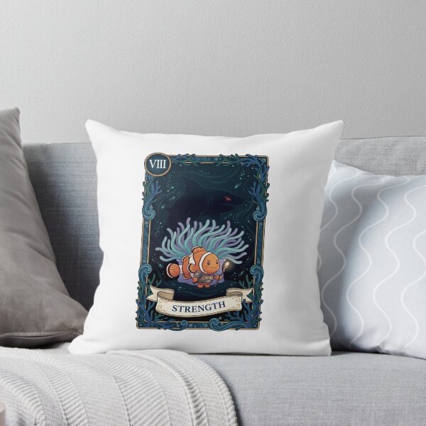 Item preview, Clownfish Strength Tarot Card Ocean Art designed and sold by SMARTKIT  DESIGNAGENCY.