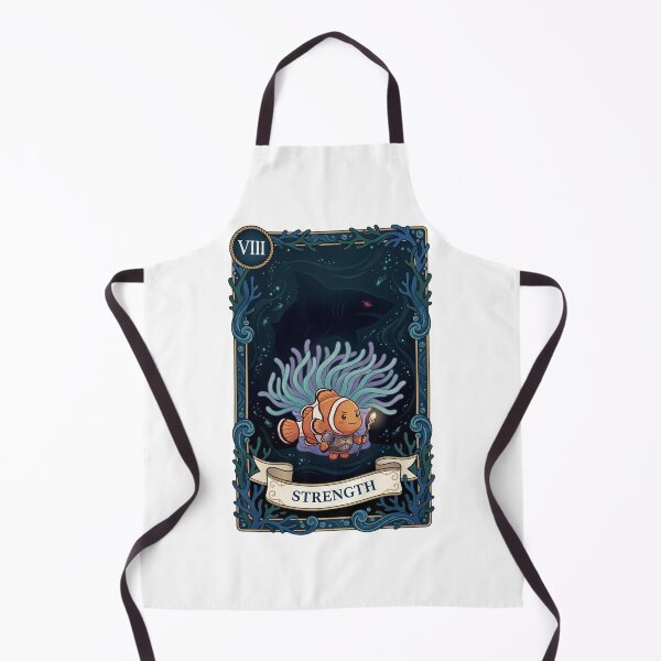 Item preview, Clownfish Strength Tarot Card Ocean Art designed and sold by SMARTKIT  DESIGNAGENCY.