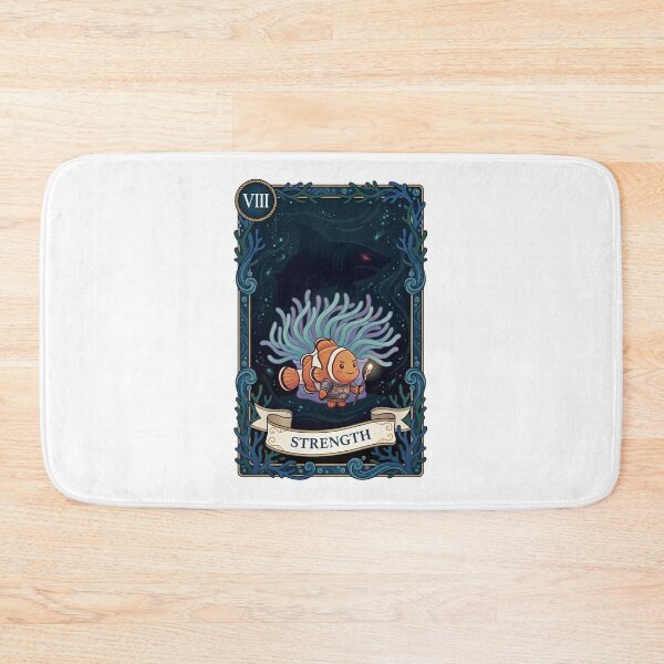 Item preview, Clownfish Strength Tarot Card Ocean Art designed and sold by SMARTKIT  DESIGNAGENCY.