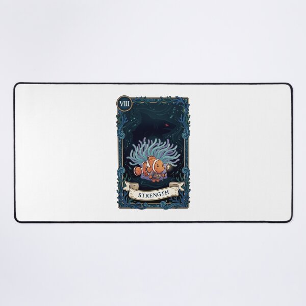 Item preview, Clownfish Strength Tarot Card Ocean Art designed and sold by SMARTKIT  DESIGNAGENCY.